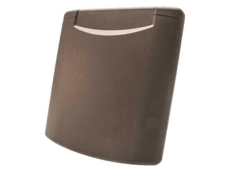 Cache de remplacement de prise BBA gris foncé