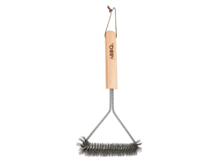 BBQ 30 cm brosse triangulaire pour barbecue
