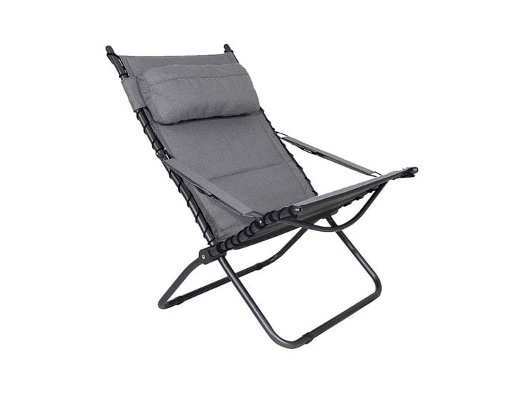 Crespo Lit bain de Soleil AP/262 Tex-Comfort Gris clair