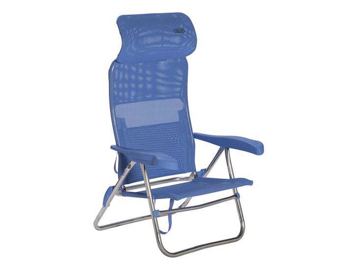 Crespo Fauteuil de plage AL/205 Compact Bleu