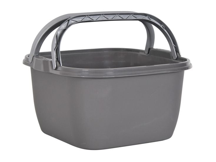 Bo-Camp bassine avec anse 18,5 litres - Grey