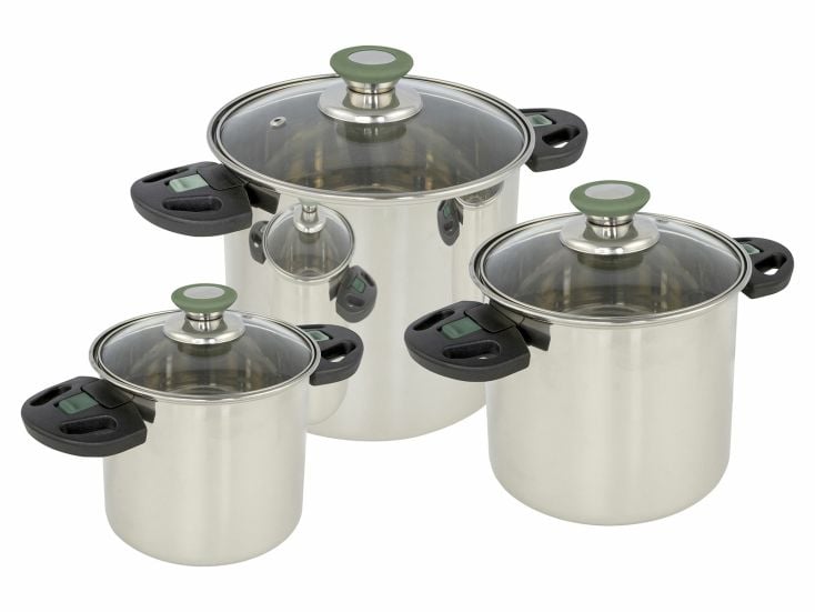 Bo-Camp Elegance Compact 3 lot de faitouts