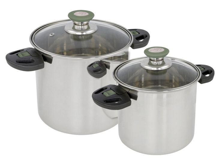 Bo-Camp Elegance Compact 2 lot de faitouts
