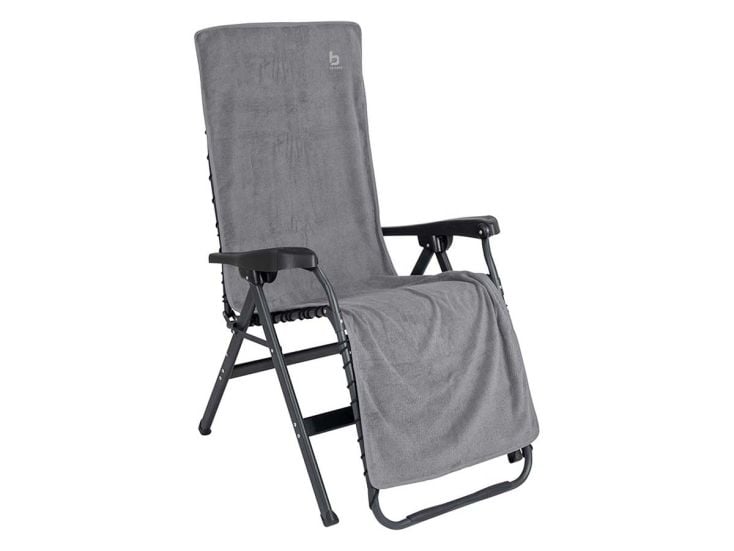 Bo-Camp housse de fauteuil 180 x 58 cm gris taille L