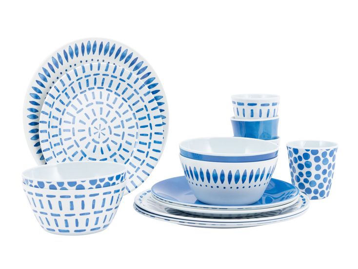 Bo-Camp Mix & Match Breeze Vaisselle - 16 pièces