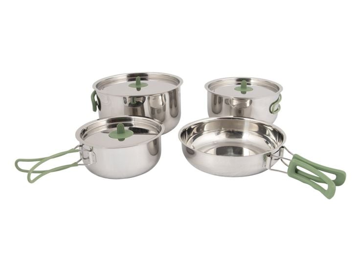 Bo-Camp Set de casseroles Voyage 4 Pièces