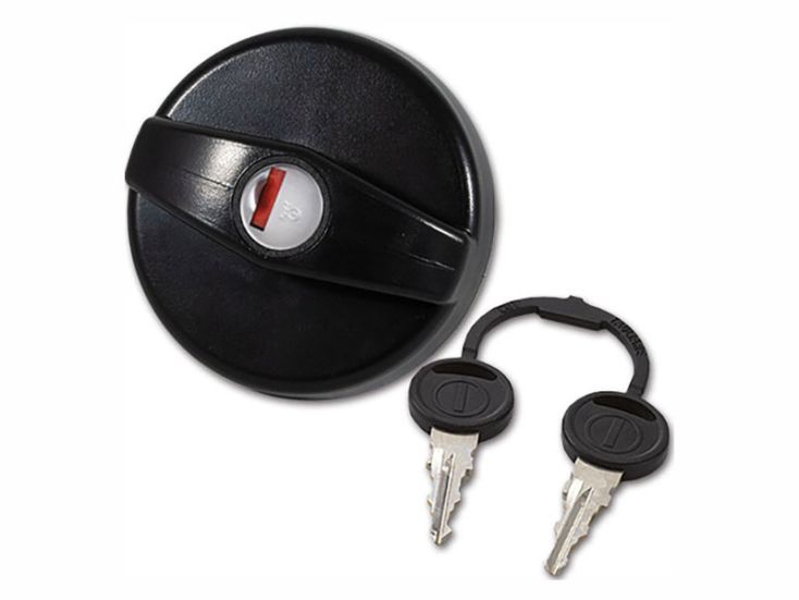 Bouchon d'eau Fiat avec clés noir