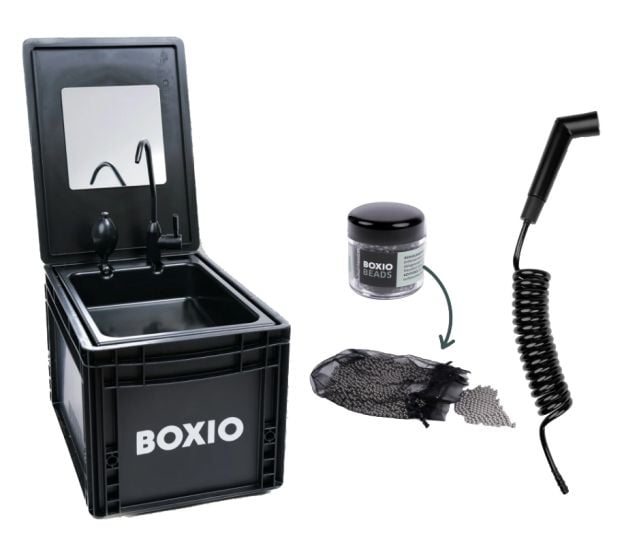 Boxio Wash Évier avec Douche - Noir