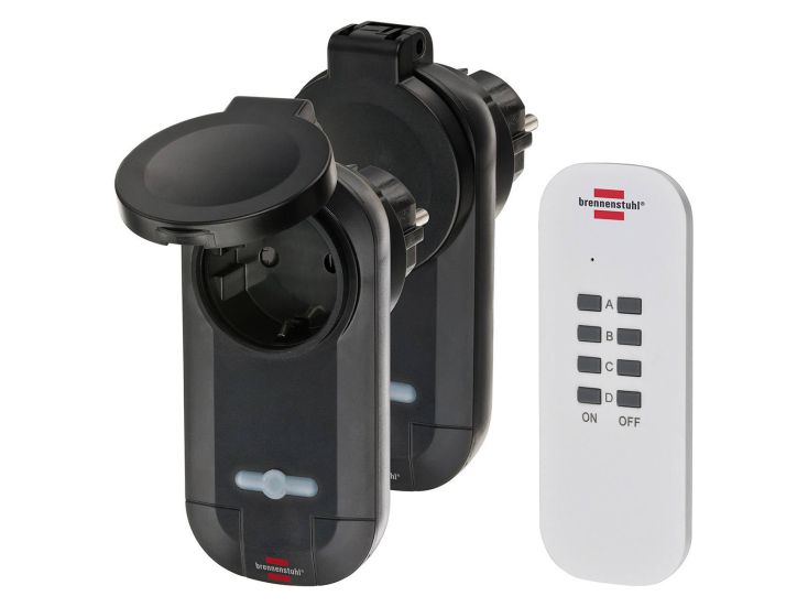 Brennenstuhl Radiografisch set de prises télécommandées extérieur