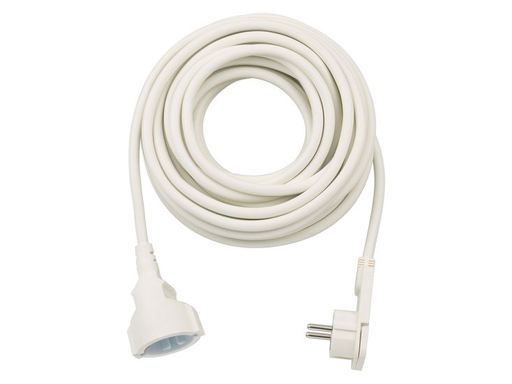 Brennenstuhl White rallonge fiche plate - 5 mètres
