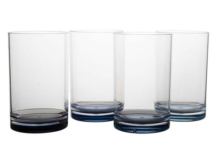 Gimex Colour Line Verre d'eau Ciel 320 ml 4 Pièces