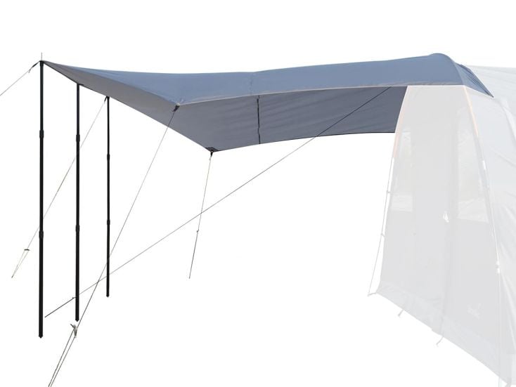 Skandika Spirit 390 x 400 cm Tarp avec mâts télescopiques