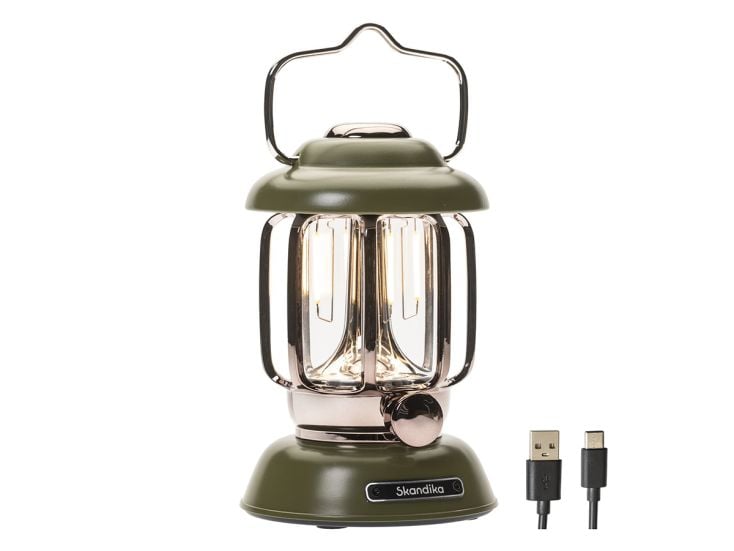 Skandika Forsol lanterne de camping LED - Green