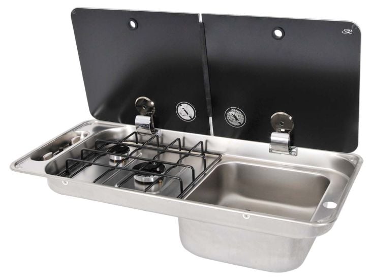 CAN FRN363 combiné plaque de cuisson avec évier