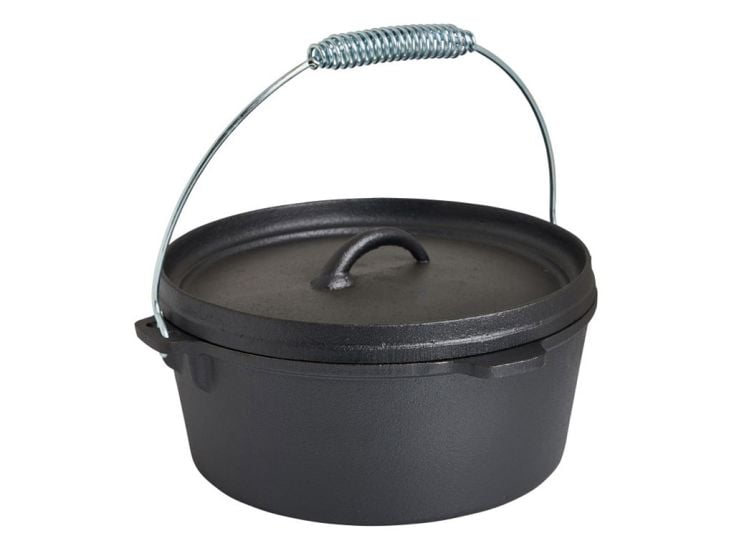 Poêle à frire en fonte de 4 litres en fonte