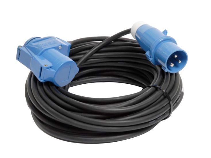 Gimeg rallonge coudée CEE 25 mètres 2,5 mm²