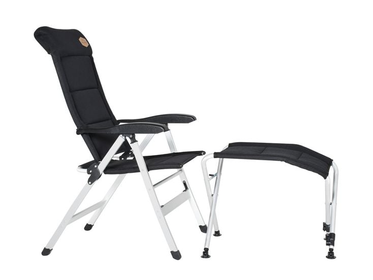 Obelink Corsa fauteuil inclinable avec repose-pieds - Black