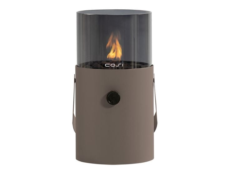 Cosi Fires Cosiscoop Original en argile avec verre fumé lanterne à gaz