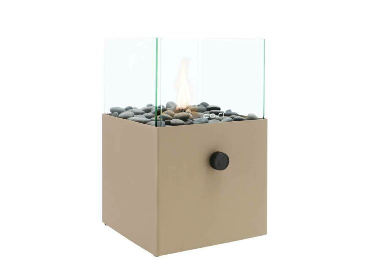 Cosi Fires Cosiscoop Square lanterne à gaz - Sandy Beige