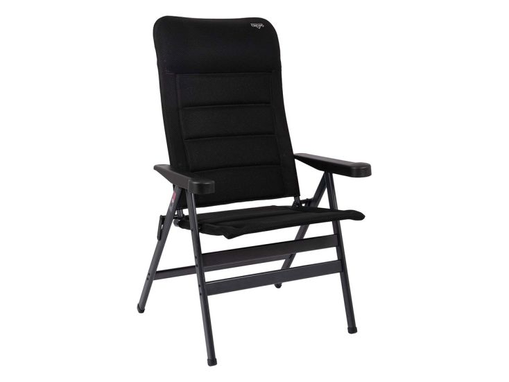 Crespo AP-238 Air-Deluxe 2025 chaise pliante - Noire