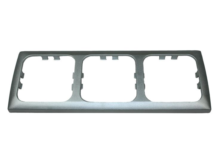 Haba C-line plaque triple - Silver