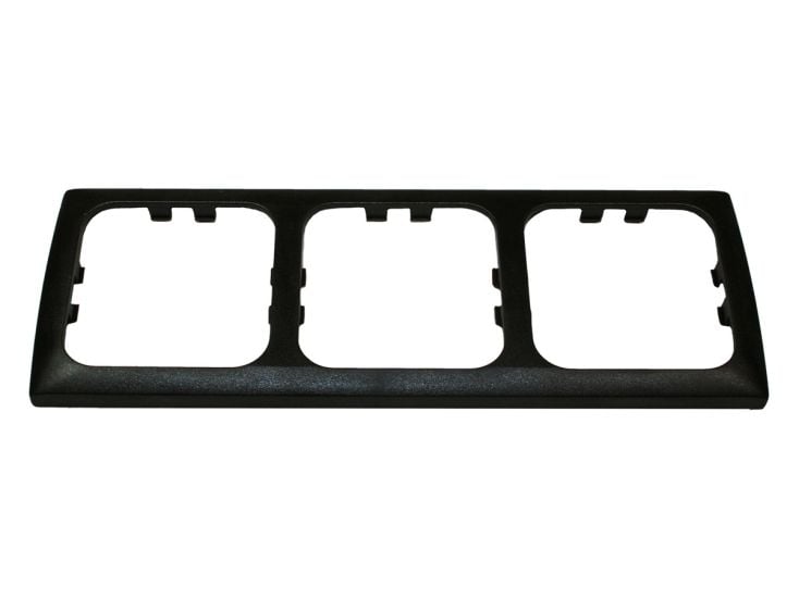 Haba C-line plaque triple - Black