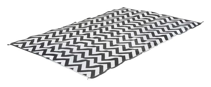 Bo-Camp Urban Outdoor Tapis - Noir/Blanc