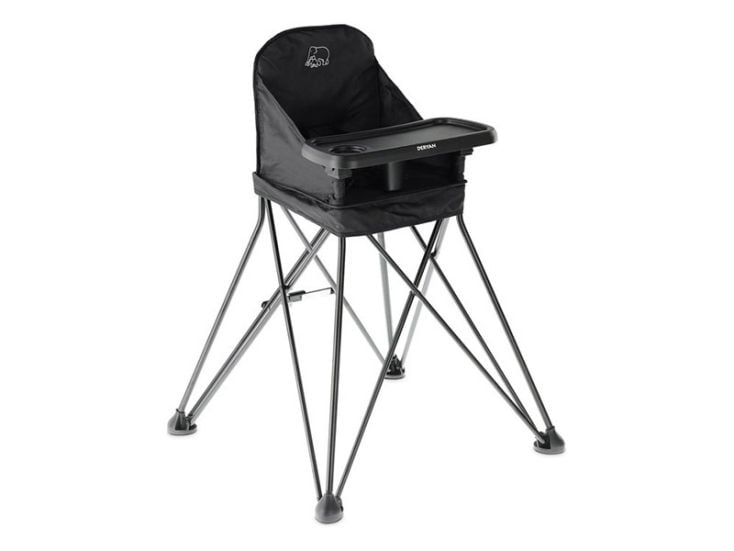 Deryan chaise haute pliante - Noir