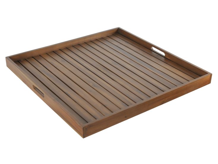 Plateau Outdoor Feelings 80 x 80 en acacia
