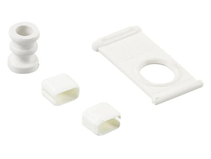 Dometic Kit bouton de verrouillage et anneau de tirage – blanc