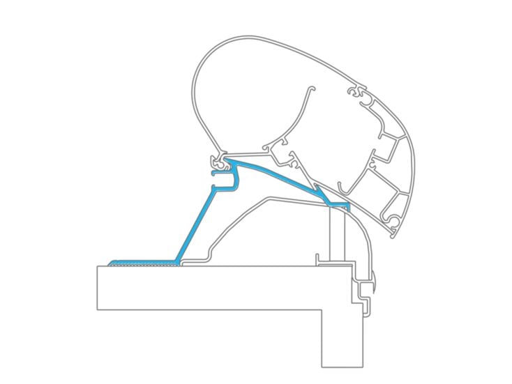 Dometic PerfectRoof Hobby >2014 adaptateur
