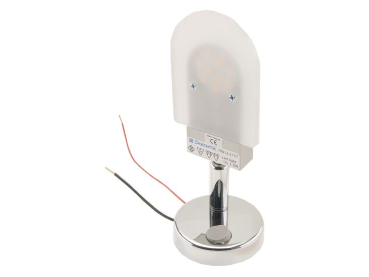 Spot LED en saillie Dometic Thomas argenté