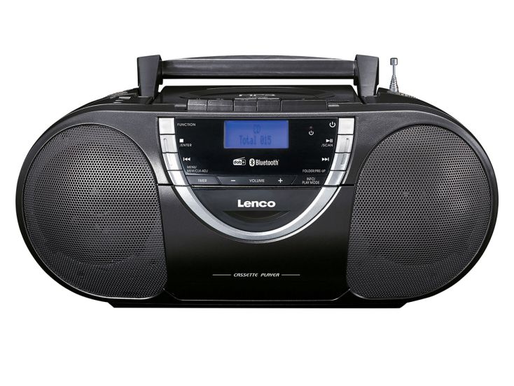 Lenco SCD-6900BK Lecteur CD Boombax - Noir,Argent