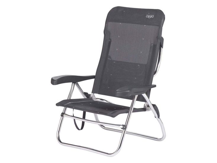 Crespo Fauteuil de plage AL/223 Gris foncé