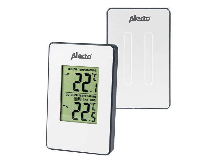 Alecto WS-1050 Staion météo - Blanc,Noir