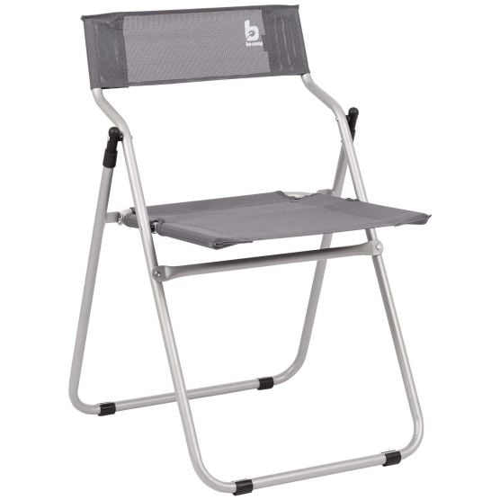 Bo-Camp Chaise pliante Albany Gris