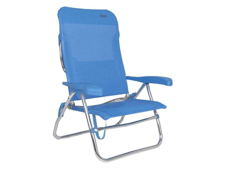 Crespo Fauteuil de plage AL/223 Bleu