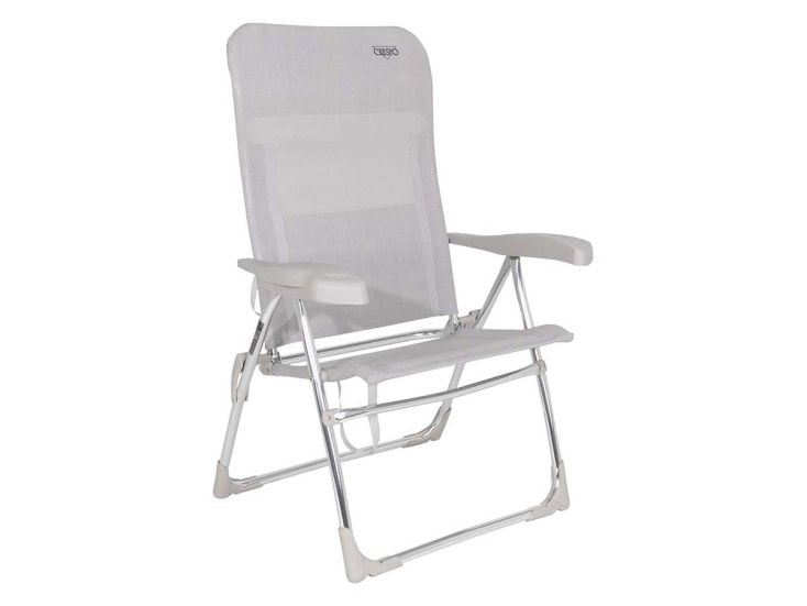 Crespo Fauteuil de plage AL/206 Gris clair