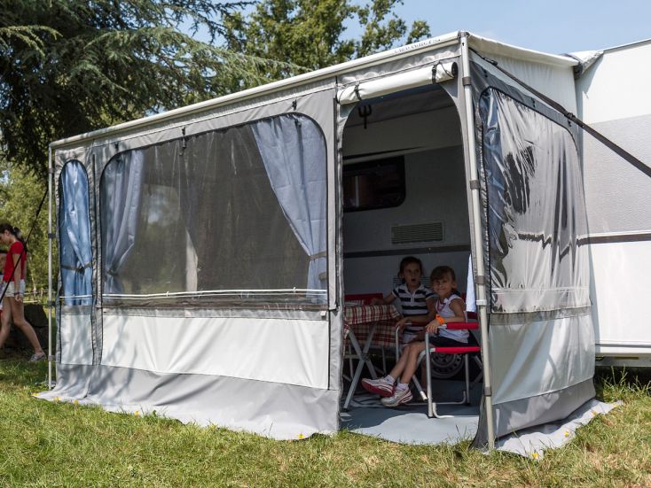 Fiamma Caravanstore Zip XL 550 Royal Blue store étui avec auvent