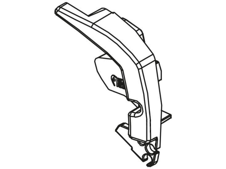 Fiamma embout cadre avant gauche F80S Polar White