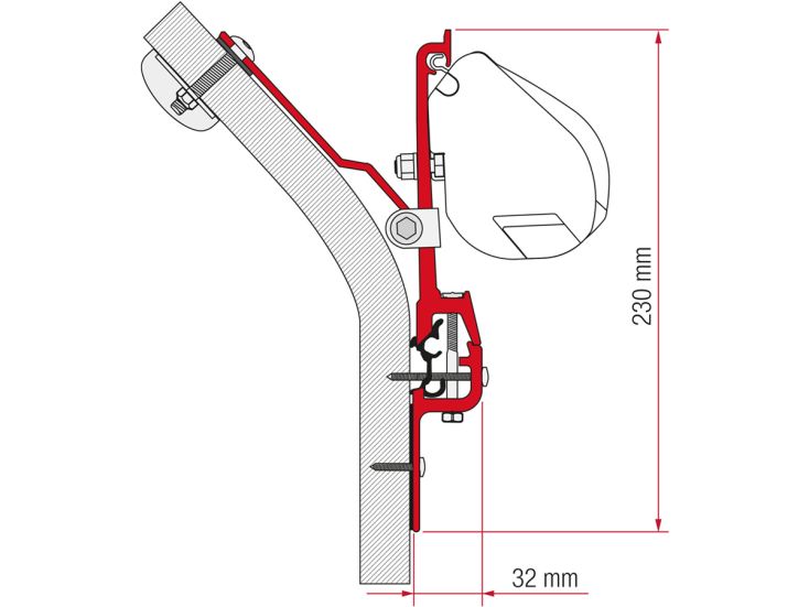 Fiamma F35 adaptateur Eriba Touring