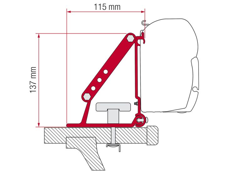 Fiamma F45/F35 adaptateur Auto
