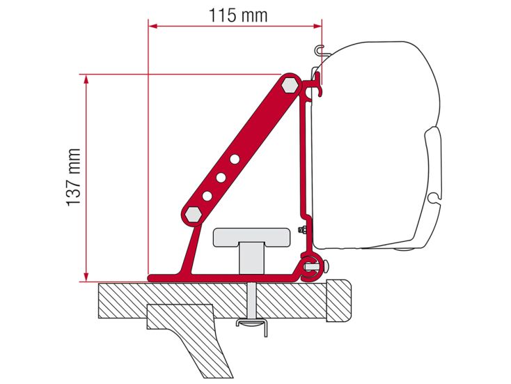 Fiamma F45/F35 adaptateur Auto