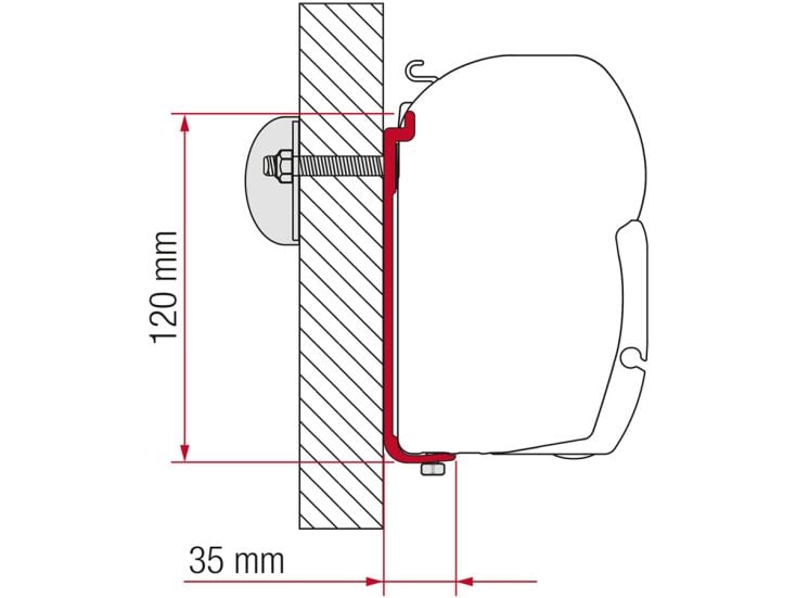 Fiamma KIT F45 AS 110 - adaptateur