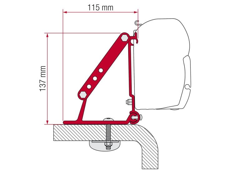 Fiamma F45 adaptateur Roof