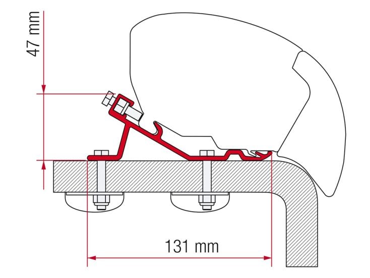 Fiamma F80/F65 adaptateur Standard