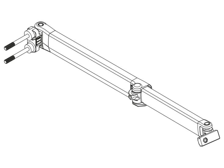 Fiamma bras articulé gauche F65S 011 320-400