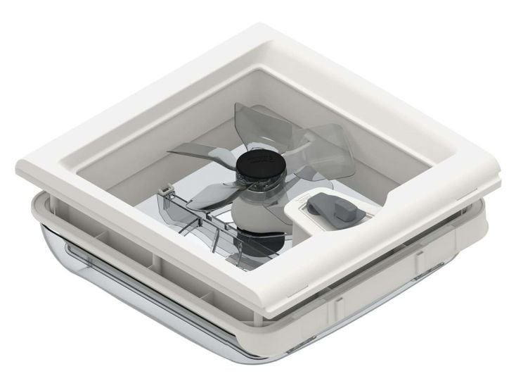 Fiamma Vent 28 F kit Turbo lanterneau avec ventilateur