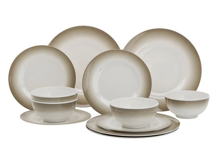 Flamefield Royale Ecru service de table - 12 pièces