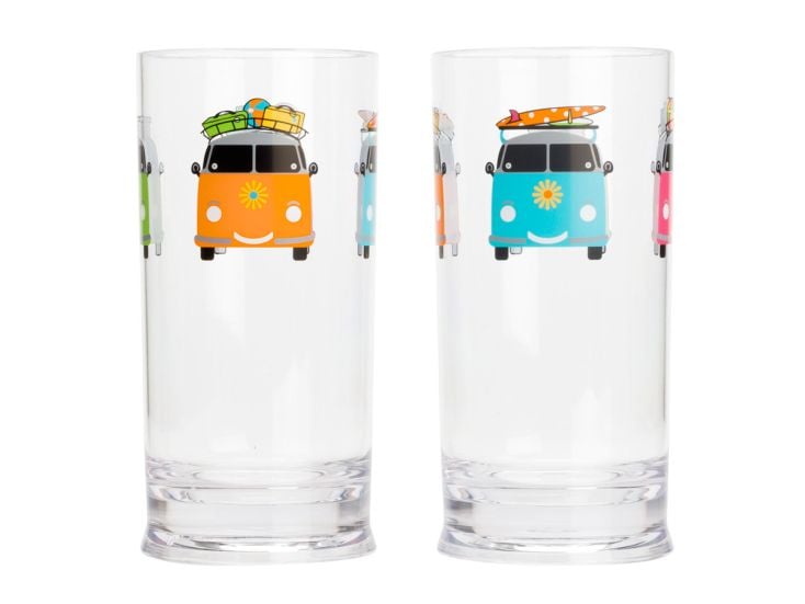 Flamefield Camper Smiles lot petits verres - 480 ml